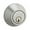 Silver, variant on Kwikset Single Cylinder Deadbolt in Satin Chrome