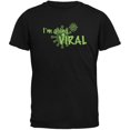 thumbnail image 1 of T-Shirt Drôle de Grippe Virale Noire pour Jeunes, 1 of 1