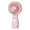 Pink, variant on Mini Fan Handheld - USB Rechargeable Pocket Cooling Fan, 3 Speed Wind Adjustment Compact Airflow Device | Portable Lightweight Breeze Machine for Home Study Work Travel Outdoor Walking Hiking Camping