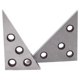 thumbnail image 4 of Solid Angle Plate Set 30-60-90 Degree & 45-45-90 Degree, Triangle Angle Block Hardened Steel with Precision Ground Angle, 4 of 5
