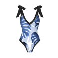 thumbnail image 2 of Gibobby Traje de Baño Sexy Bikini Bikini de talle para mujer Trajes de baño de dos piezas con realce sexy Traje de baño vintage Conjunto de bikini con es(Azul,XL), 2 of 4