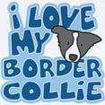 thumbnail image 2 of CafePress - I Love My Border Collie Infant Bodysuit - Baby Light Bodysuit, Size Newborn - 24 Months, 2 of 4
