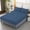 Navy, variant on PLPPYFS Full Fitted Sheet with 2pc Pillow Cases - Bottom Sheet - Deep Pocket - Soft Microfiber - Breathable, Cooling & Wrinkle Free - Shrinkage and Fade Resistant - Easy Care