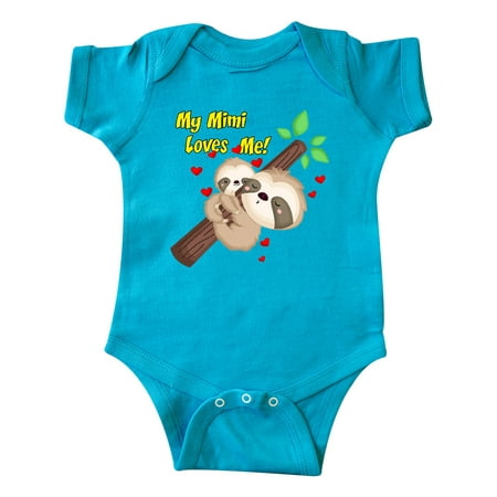 

Inktastic My Mimi Loves Me Gift Baby Boy or Baby Girl Bodysuit