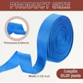 thumbnail image 2 of Nylon Webbing Strap, 22 Yards x 1-1/2" Polypropylene Flat Webbing Strap for Repairing DIY Crafting (Blue), 2 of 7