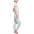 thumbnail image 2 of Goodnight Kiss Pretty Please Lush Luxury Jogger Set Gray, X-Large, 2 of 3