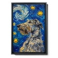 thumbnail image 2 of Hudo Starry Night Irish Wolfhound Canvas Print - Van Gogh Inspired Dog Poster Wall Art Decor, 2 of 5