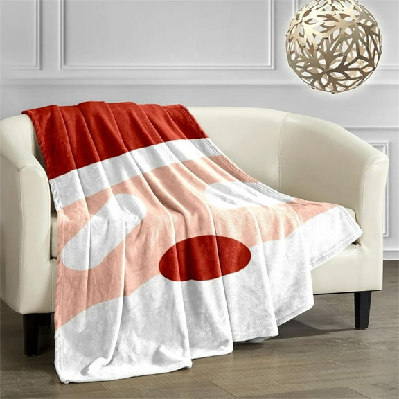 Nkmbld Christmas Flannel Blanket Christmas Elements Snowman Printed Flannel Blanket, Warm Plush Throw Blankets for Couch, Sofa, Bed