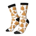 thumbnail image 1 of Balery Christmas Elements Calcetas Largas con Estampado para Hombre y Mujer – Suaves y Transpirables, Talla Única (US 5-11), 1 of 6