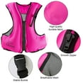 thumbnail image 5 of Rrtizan Adults Inflatable Swim Vest, Portable Snorkel Vest for Women, Buoyancy Aid Jackets, Pink, L/XL, 5 of 7