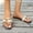 White, variant on YOUYEDIAN Slippers for Women Summer House Shoes Fashion Indoor Sandals Comfortable Beach Flip Flops (Red)