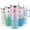 A-PinkBlue, variant on 40 oz Tumbler with Handle and Straw Lid, 100% Leak-proof Travel Coffee Mug, Stainless Steel Insulated Cup for Hot and Cold Beverages, Keeps Cold for 34Hrs or Hot for 10Hrs, Dishwasher Safe (LakeBlue)