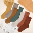 thumbnail image 4 of Loritta 7 Pairs Ruffle Socks Womens Crew Socks Casual Cute Frilly Cotton Socks for Women Soft, 4 of 7