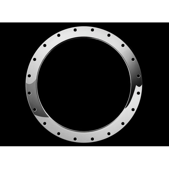KMC Wheels Anneau de Verrouillage de Perle de Roue 827BR22-CH S'Adapte aux Roues de la Série XD827; Diamètre de 22 Pouces; Chromé; Simple
