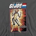 thumbnail image 2 of G.I. Joe Scarlett Card Unisex Adult Pull-Over Hoodie, Charcoal, 3X-Large, 2 of 5