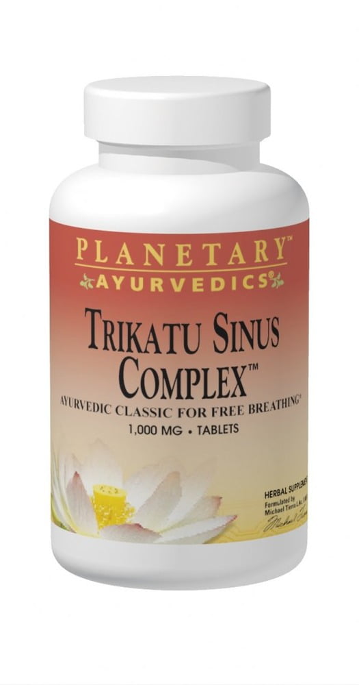 trikatu sinus complex ayurvedic planetary herbals 120 tabs