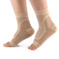 thumbnail image 4 of Protective Gear, Sport Socks, Ankle Guard Compression Stockings Sport For Outdoor Ankle Guard Skin Color L/XL, 4 of 8