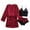 Wine, variant on Lindreshi Lingerie Sets for Women Satin Silk Pajamas Women Nightdress Lingerie Robes Underwear Sleepwear