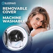 Sleepavo Adjustable Shredded Memory Foam Pillows Queen Size Set of 2 - Extra Soft Cooling Bamboo Bed Pillows for Sleeping - Back, Stomach, Firm Side Sleeper, Comfy Cool - 2 Pack