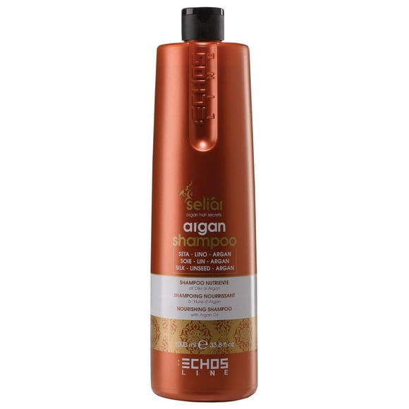 Echos Line Seliar Champú Nutritivo de Argán 1000ml/33.8oz""Free Starry Sexy Kiss Lip Plumping 10 Ml"" (1000ml/33.8oz)