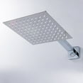 thumbnail image 3 of EIMELI 4/6/8/10/12 Inch High Quality Square Stainless Plated Steel Rain Shower Head Bathroom Faucet Accessory, 3 of 8