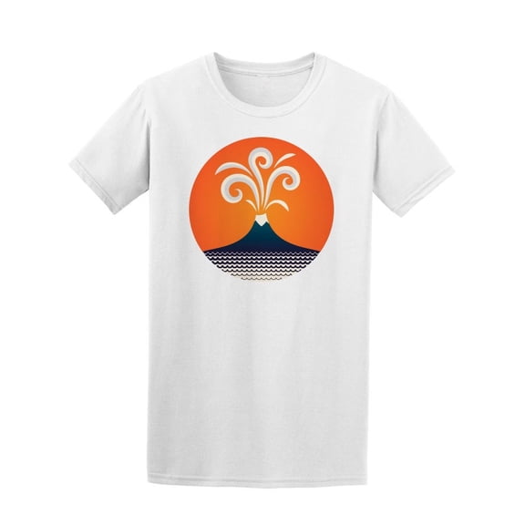 Erupting Volcano Tee Men's -Image by Shutterstock