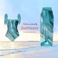 thumbnail image 4 of Traje De Baño Damas 2 piezas de traje de baño de playa para mujer con cordones y vestido para deportes acuáticos (XXL lago azul) Sywqhk Para Estrenar, 4 of 7