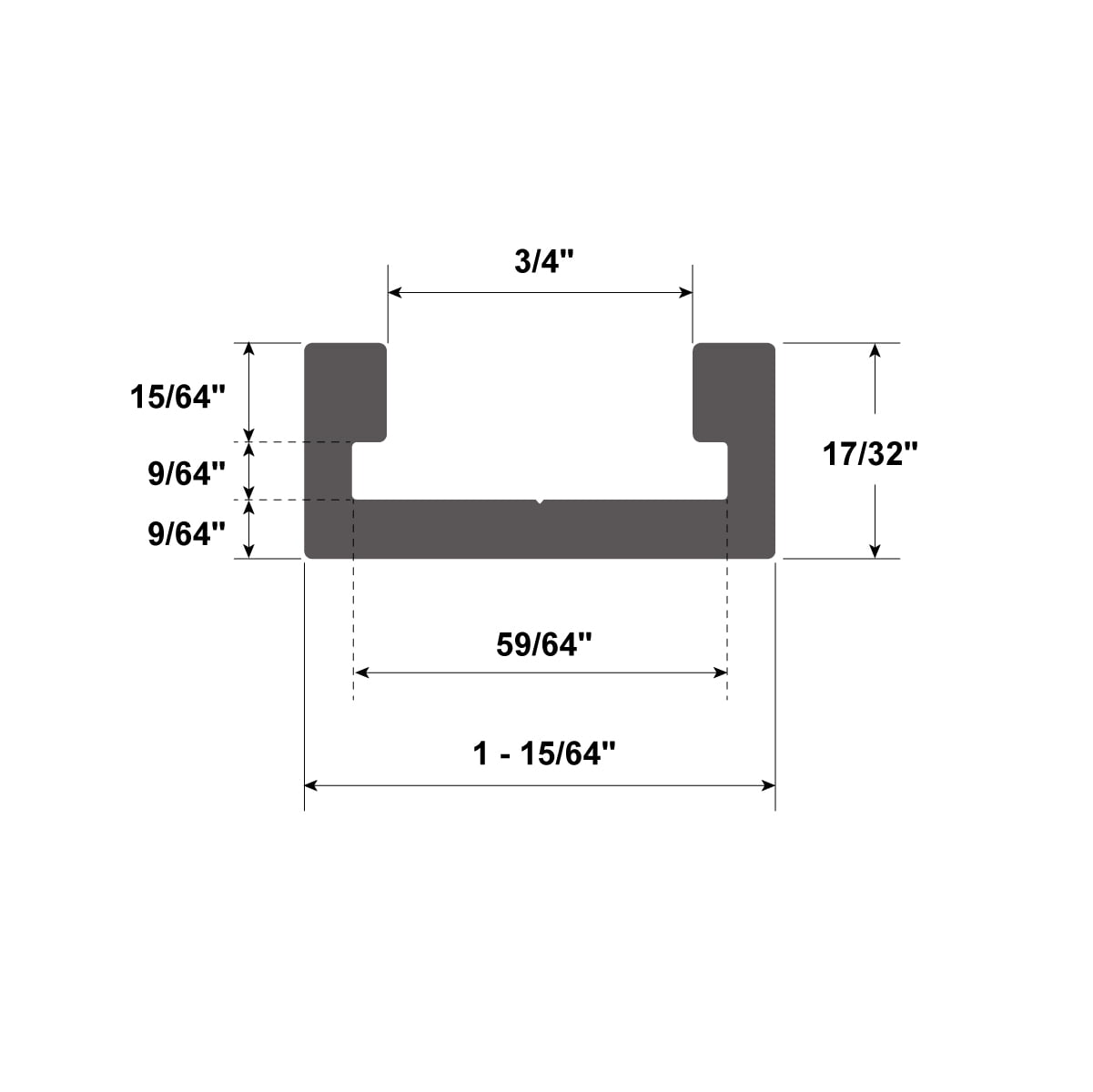 POWERTEC 1PK 48" Miter T Track for Router Table, Works With Table Saw Sled, Miter Gauge, Featherboard, Miter Bar, and other T Track Accessories for woodworking (71167)
