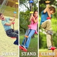 thumbnail image 4 of Vogacara Columpio para niños, juguete para hacer ejercicio al aire libre, árbol de columpio de cuerda de escalada ajustable Juguetes Vogacara  FN000556-00, 4 of 6