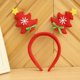 thumbnail image 5 of Advancent Diademas navideñas para fiestas, vacaciones, niños, accesorios para el cabello antideformes, diadema decorativa antideslizante, Kits de decoración para fiestas Rojo, 5 of 6