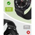thumbnail image 3 of Correa Nylon Para Samsung Galaxy Watch 7 6 5 Pro 4 Classic, 3 of 7