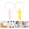 thumbnail image 4 of MasteelfCA 2pcs Tooth Shaped Handheld Mirrors Lovely Makeup Mirrors Dental Mirrors, 4 of 8