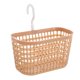 thumbnail image 2 of Cesta de baño, cesta organizadora de ducha, ahorro de espacio, gran capacidad, estante de almacenamiento de drenaje, estante ordenado, organizador Rosa perfecl cesta para colgar en la pared, 2 of 8