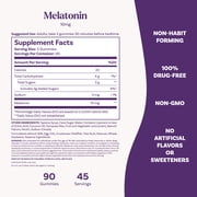 (2 pack) Natrol® Melatonin Gummies, Sleep Support for Adults, Strawberry Flavor, 10mg, 90 Count