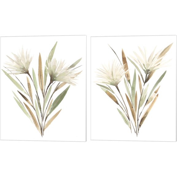 Great Art Now Modest Pedicle by Annie Warren 2 Piece Canvas Art Set Each 12W x 15H