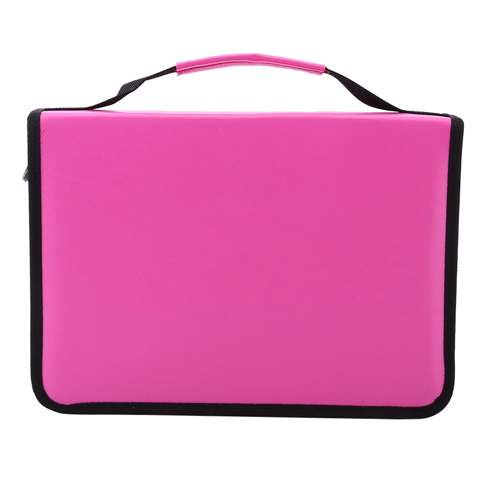 Tebru Foldable Pencil Case, Art Pencil Case,150 Slots Large Capacity PU Leather Fabric Pencil Case Zipper Pen Bag(pencils Are Not Included )