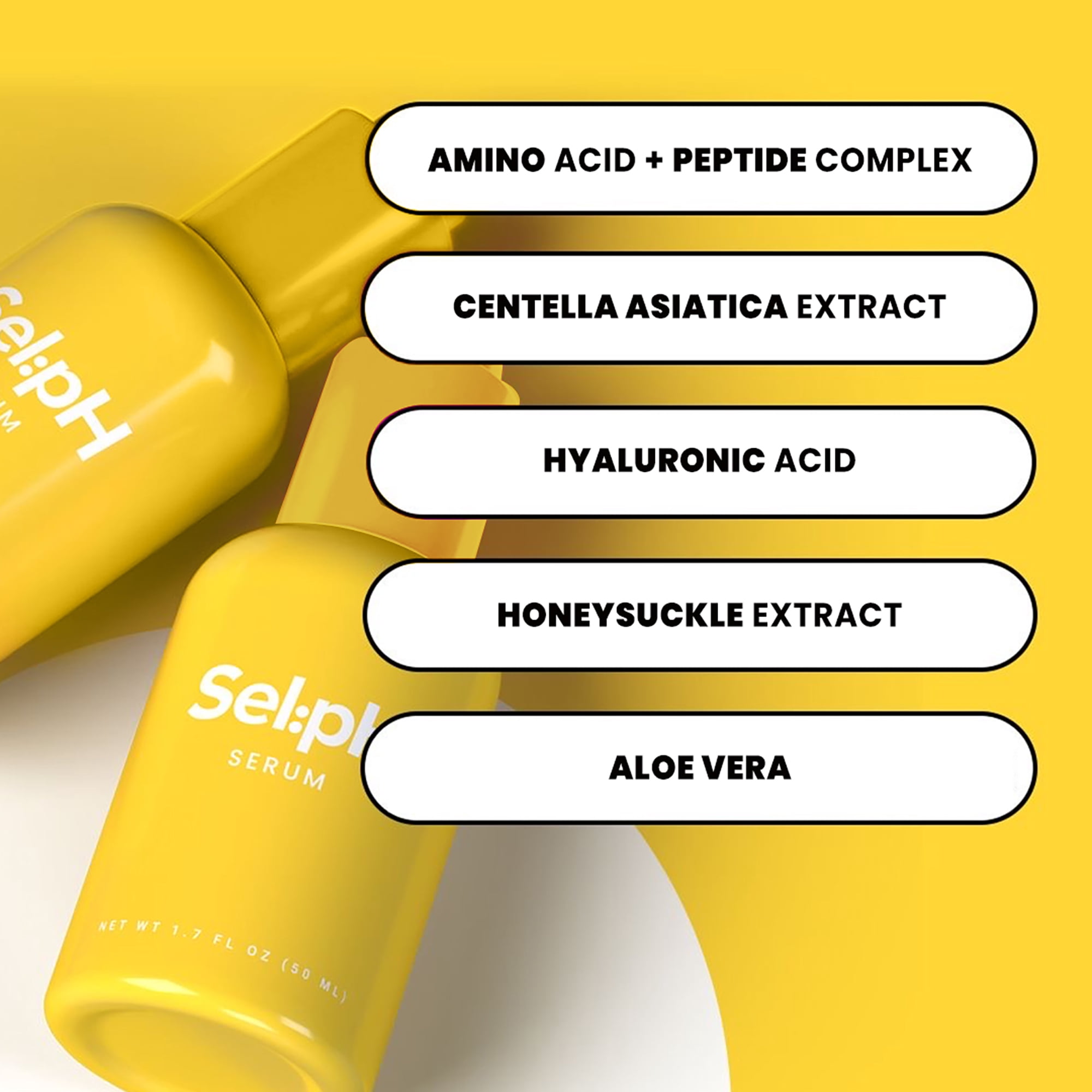 Sel:pH Power Pop Amino Acid Serum, Face Serum, 1 Pc