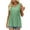 Mint Green-02, variant on Mittory Womens Babydoll Tank Tops V Neck Ruffle Sleeve Pleated Peplum Shirts Summer