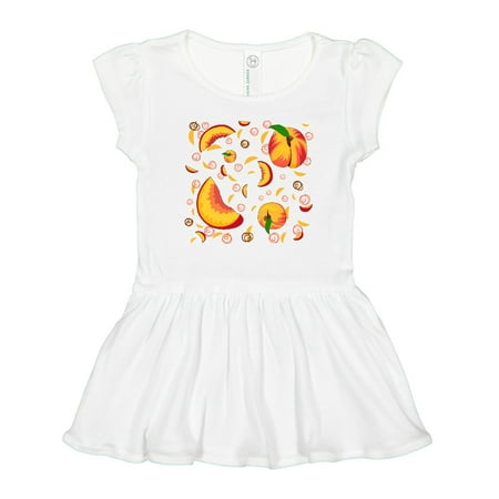

Inktastic Peach Fruit Party Girls Toddler Dress