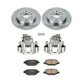 thumbnail image 2 of PowerStop Rear Stock Replacement Brake Pad and Rotor Kit with Calipers Fits: FORD Select Models KCOE4744, 2 of 7