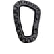 thumbnail image 2 of Plastic carabiners pack of 5 black d-shaped, 2 of 4