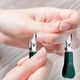 thumbnail image 1 of Beak Nail Clippers Set | 3 Beveled Blade Trimmers for Thick Toenails, Brittle Nails, Senior Nail Care | Wide Mouth Stainless Steel Clippers | Non-Slip Extended Handle | Green White Orange, 1 of 8