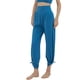 thumbnail image 2 of Pantalones de Yoga de Pierna para Mujer, Holgados y Cómodos, de Cintura Alta, con Bolsillos. Azul L, 2 of 10