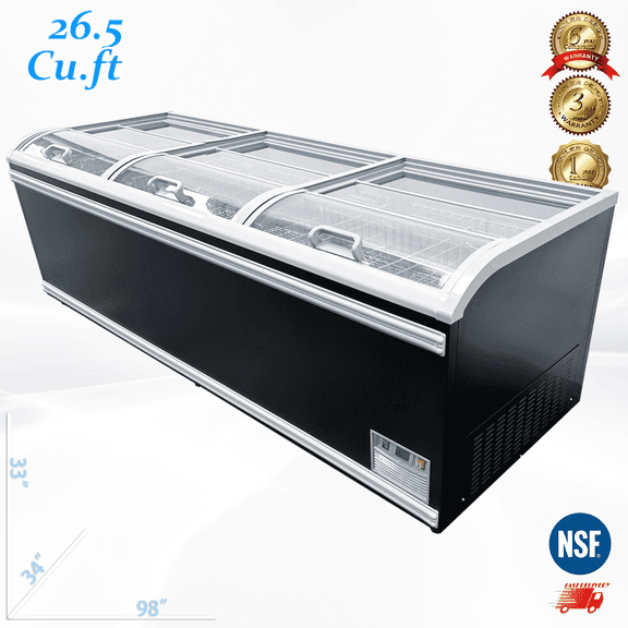 Cooler Depot 26.5 cu.ft Supermarket Grocery Chest Freezer
