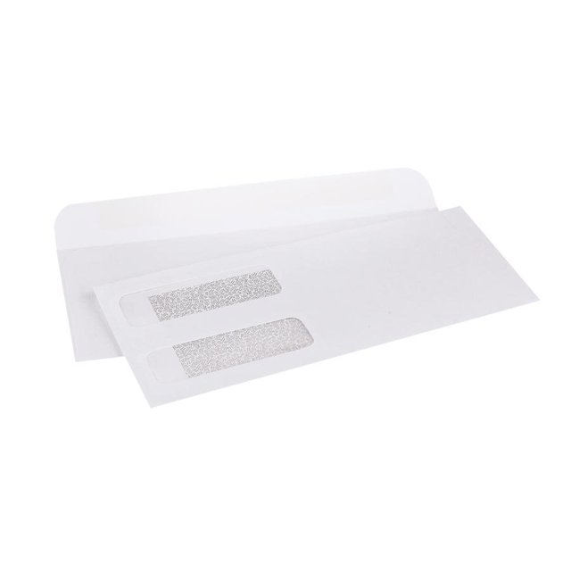 SupremeX CO164 Security Envelope With double window. #9 4 x 9 in (Box of 500)