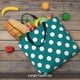 thumbnail image 5 of Easygdp Teal And White Polka Dot Bolsa Tote para Mujer, Bolso de Hombro para Trabajo, Playa, Viajes, Compras y Supermercado, 5 of 7