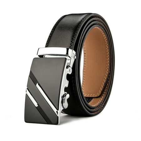 Xhtang Men Leather Ratchet Belts For Men - www.semashow.com