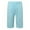 Blue, variant on Riforla Summer Slim Cropped Pants Oversized Wide Leg Men's Hop Sports Casual Shorts Men Pants Beige XL