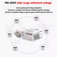 thumbnail image 5 of White Desktop Computer Power Supply 600W/650W/750W, quiet and stable 500W EU Plug, 5 of 5