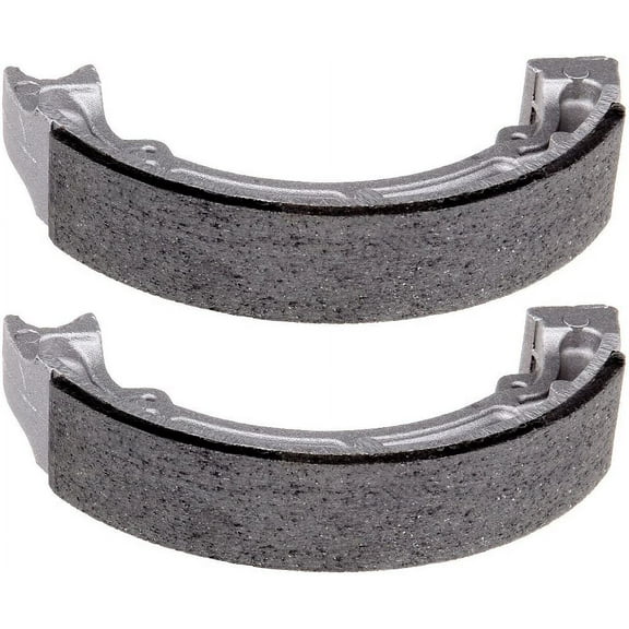 ECCPP 706 Rear Brake Shoes Fit for 1985-1988 for Kawasaki Bayou 185 KLF185A, 88-02 for Kawasaki Bayou 220 KLF220A, 2003-2010 for Kawasaki Bayou 250 KLF250A, 1997-2004 for Kawasaki Bayou 300 KLF300B